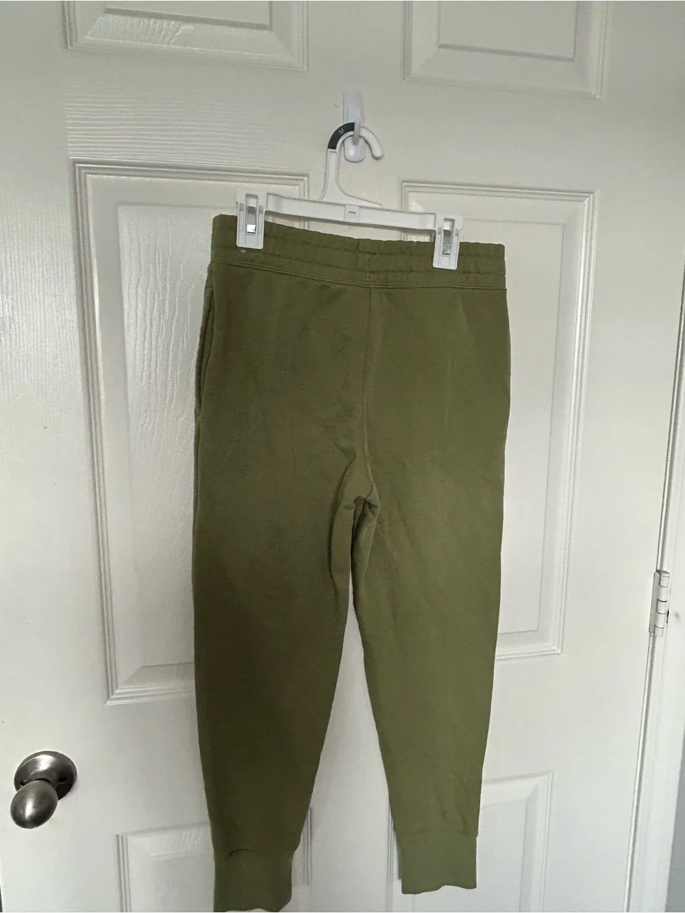 Nike Olive Hoodie and Joggers Set with White Swoosh